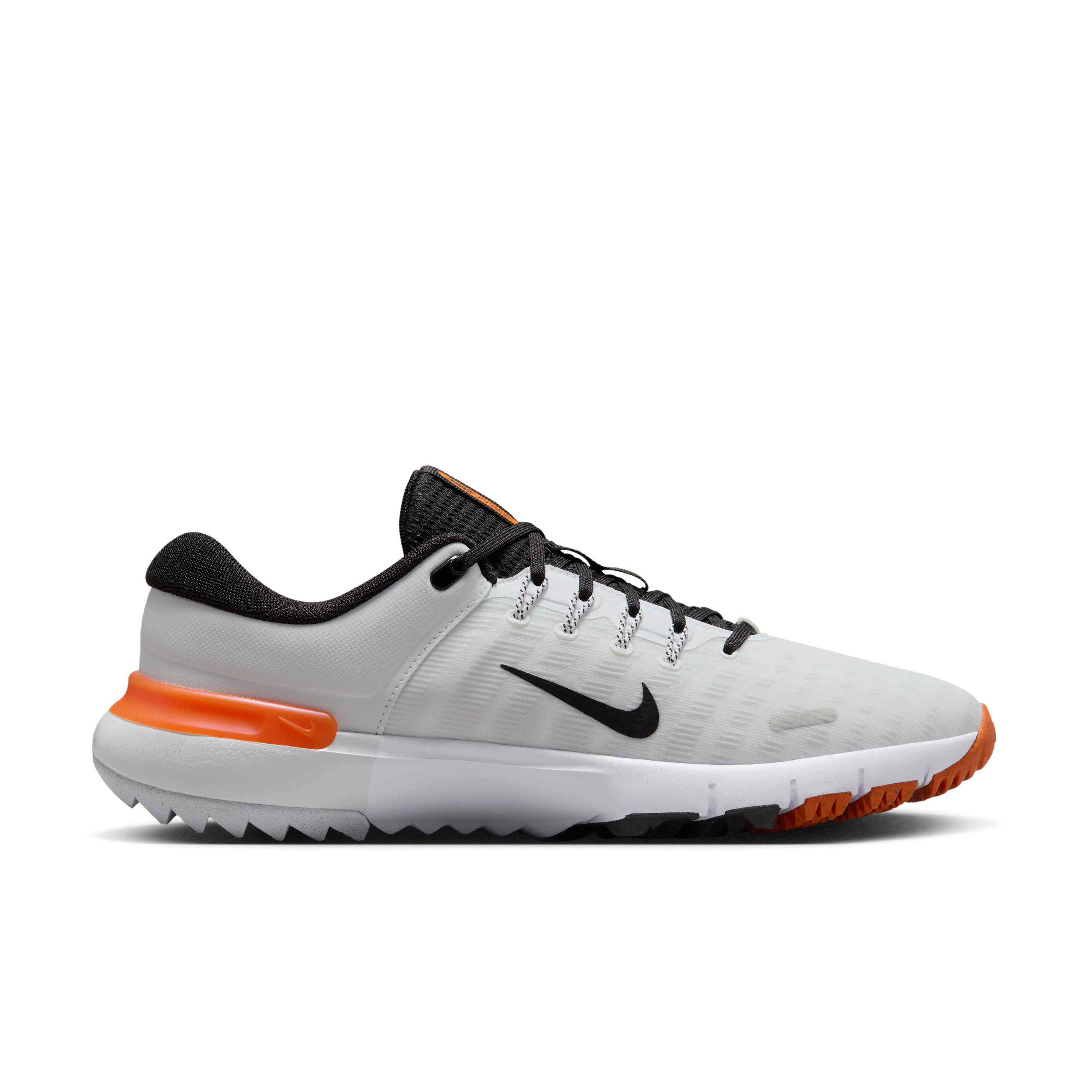 Nike Free Golf NN "White/Orange/Black" Men's Wide Golf Shoe